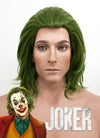 DC Joker Short Wavy Green Anime Cosplay Wig ZB244