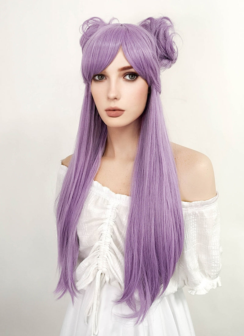 League of Legends Evelynn Long Purple Cosplay Wig ZB245