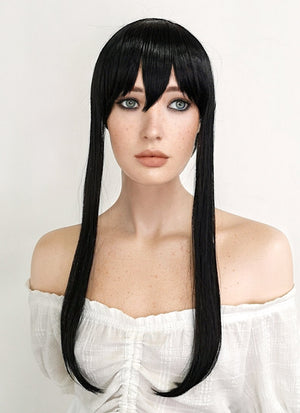 SPY?¨¢FAMILY Yorforger Long Black Cosplay Wig ZB259
