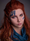 Aloy Horizon Zero Dawn Cosplay Reddish Orange Mixed Yellow Blonde Lace Front Wig LF085H - CosplayBuzz